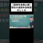 【遺族年金廃止案の全容】まず現在の遺族年金制度のしくみを知ろう！