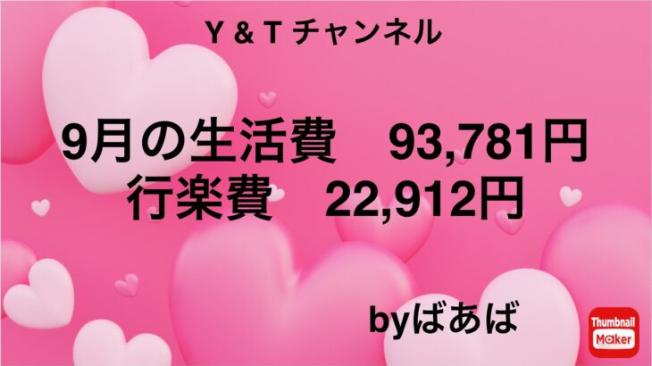 目標生活費10万円#シニア夫婦#年金生活#家計簿集計#サイクリング