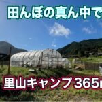 《シニア夫婦車中泊》田んぼの真ん中で車中泊キャンプ🚗トラクター体験🚜古民家カフェランチ🍚里山キャンプ365nichi