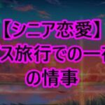 【シニア恋愛】バス旅行での一夜の情事