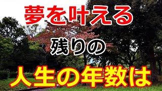 【シニアライフ】のらりくらり年金生活　夢を叶える残りの人生の年数は… 【のらりくらり年金生活チャンネル】