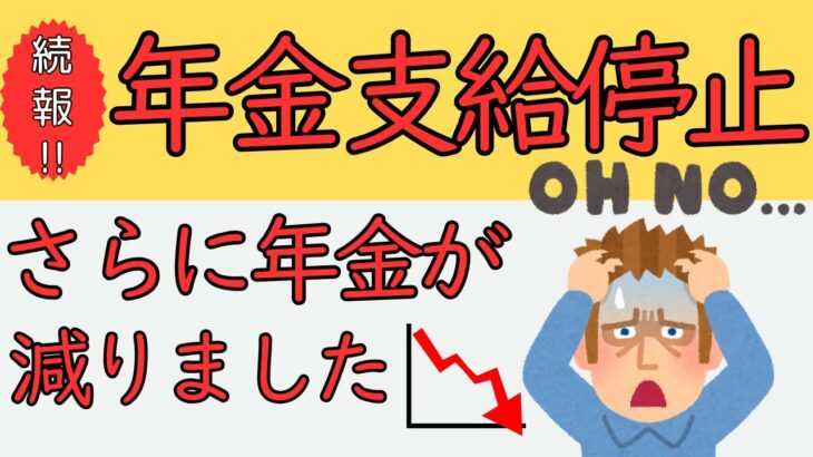 【シニアの日常】続報！年金の支給停止額が増えた‼