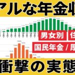 【最新版】衝撃！リアルな年金収入を統計資料より分析