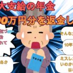 “過大支給の年金600万円分を返金しろ！”85歳母と56歳息子は困惑【2ch有益スレ・年金・過大支給・ゆっくり解説】