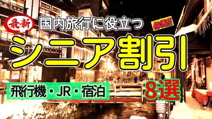 シニア割引徹底解説！JAL・ANA・JR・旅行サイトでお得に楽しむ方法これで旅費も節約！シニア向け割引サービス8選