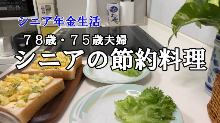 【yuuの家事ライフ】シニア年金生活、７８歳７５歳夫婦、シニアの節約料理