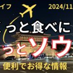 シニアライフ #韓国の旅 #渡韓歴100回超の友と #美味しいソウル #esim無料でゲット #2泊3日 #食べるソウル #タットリタン #海鮮チヂミ #羊の串焼き