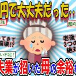 !!【2ch有益】「ごめん、母さん」年金10万円・シニア向けマンションで楽しく暮らす母(75歳）だったが、余裕の老後を狂わせるひとり息子(48歳)が伝えた「残酷な現実」