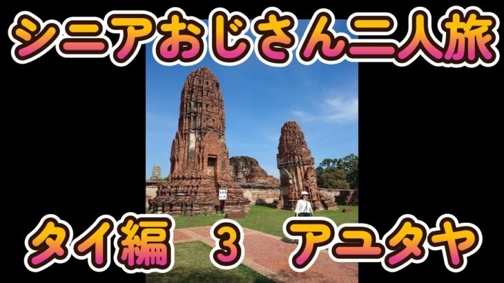 シニアおじさん二人旅　タイ編　3　アユタヤ