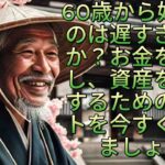 【ブッダの教え】 60歳から始めるのは遅すぎますか？お金を節約し、資産を管理するためのヒントを今すぐ始めましょう