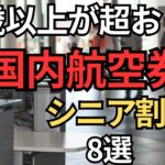 【知らなきゃ損】航空券の予約で使えるシニア割8選