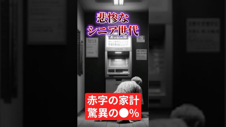 【シニア世代 絶望】年金受給者 悲惨な生活苦【年金 足りない】#shorts