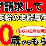 【必ず請求して】60歳からもらえる！特別支給の老齢厚生年金をわかりやすく解説！繰り上げ・繰り下げ・もらい忘れの請求も解説します！