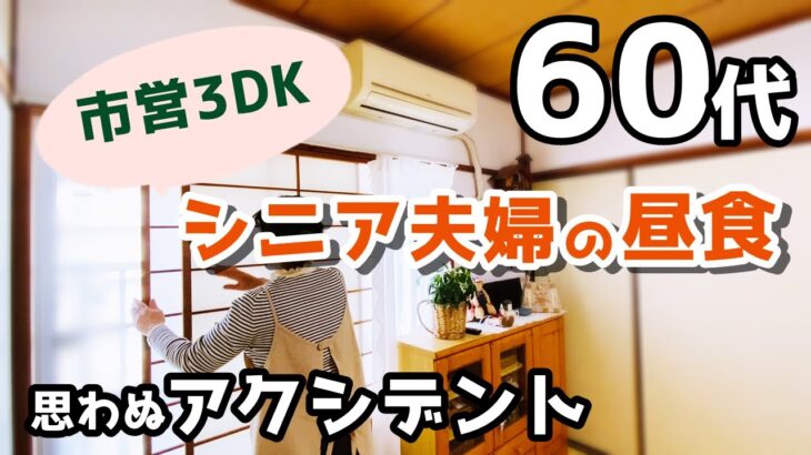 【60代夫婦♦シニアライフ・市営3DK暮らしvlog】思わぬトラブル/絶品かきご飯/カーテンの洗濯/手作り人形で遊ぶ/おやつ