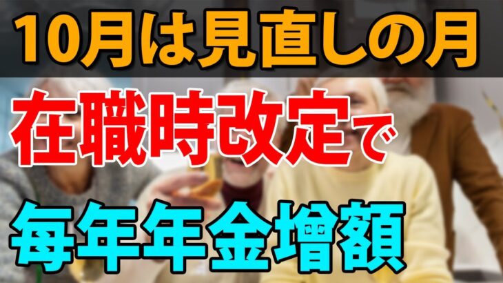 【老後年金】65歳以上の働く人必見！在職定時改定で年金が増えるタイミングは３つ！年金カットはどうなる？