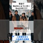 雪道での転ばない歩き方Best10 #シニアスマホ