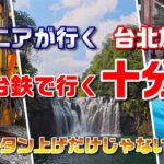 台鉄で行く人気の十分｜シニアが行く台北旅行の観光スポット｜台湾ローカル線の乗って十分のランタン上げ・十分爆布・十分観光大橋を楽しもう #台湾旅行 #台北旅行 #台鉄 #ランタ上げ #乗り鉄 #十分爆布