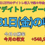 2025年1月31日　デイトレでらくらく年金生活　シニアデイトレーダーの日記