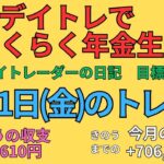 2025年2月21日　デイトレでらくらく年金生活　シニアデイトレーダーの日記