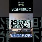 【シニアの独り言】238「2025年問題とは」★夢追いプラン㊹ ‐1★#shorts