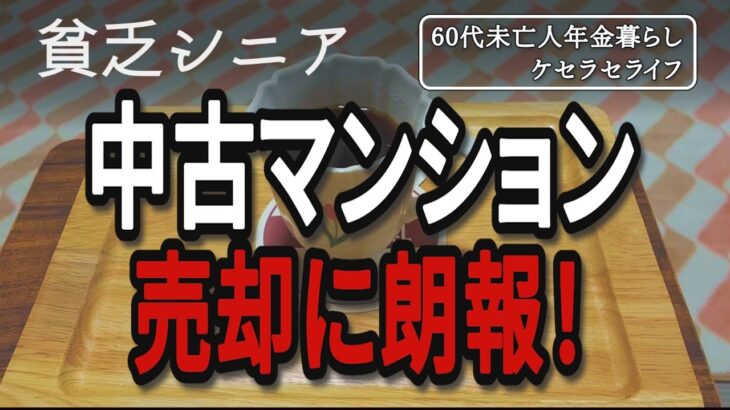 【貧乏シニア】中古マンションの売値に朗報が入りました【60代未亡人年金暮らし】