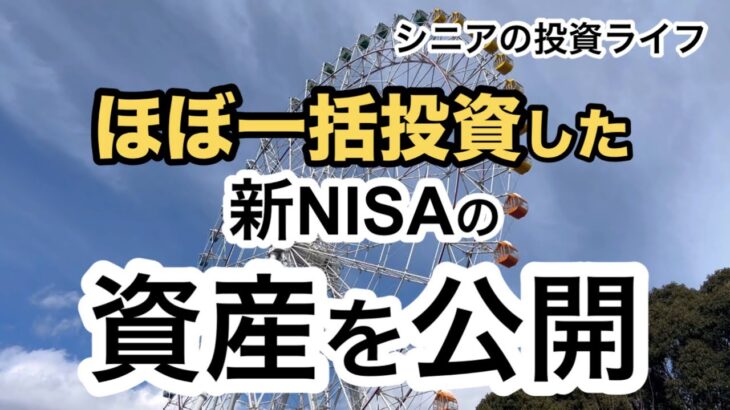 新NISAインデックス投資の運用状況/下げ相場は寝て待つ/大きな観覧車を貸し切り