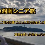 ６０代シニアの冬の湘南ふたり旅です。一泊二日で浦和から大磯プリンスホテルと江ノ島水族館に行って来ました。