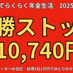 2025年3月13日　デイトレでらくらく年金生活　シニアデイトレーダーの日記