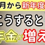 【2025年4月新年度】こうすると60歳から年金が増える人・減る人【経過的加算・在職定時改定・在職老齢年金】