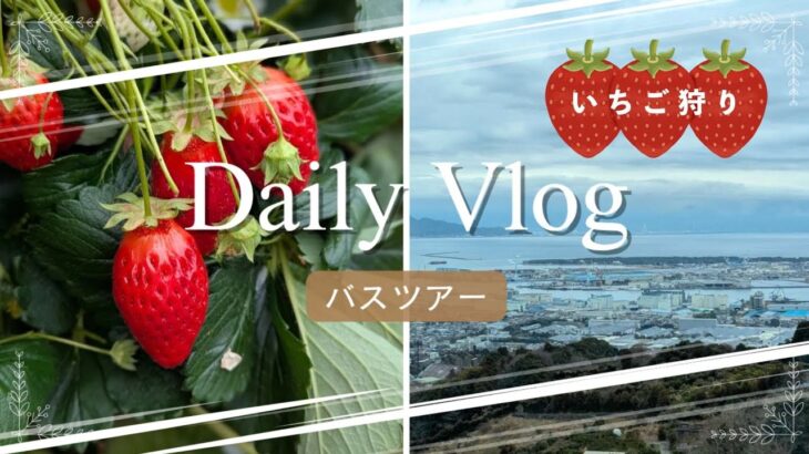 いちご狩りバスツアー/スタッフ体験【LASA Vlog#124】シニアライフ