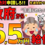 【必ず申請しろ！】一生で100万円超！年金に毎年6.5万円上乗せされる制度、年金生活者支援給付金とは？