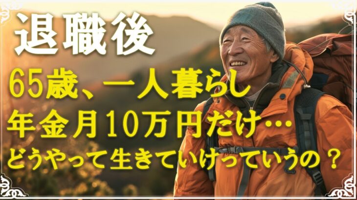 【老後の生活】 年金10万円で一人暮らし…65歳の現実とは？ | 老後準備｜老後の秘話｜