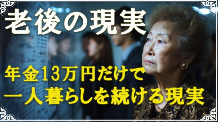 【老後の生活】【年金13万円の一人暮らし】高齢者たちが抱える老後の苦しみとは？ | 老後準備｜老後の秘話｜