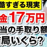 【知らないと損】年金月17万円の手取り額！税金、保険料はどのくらい天引きされる？驚きの手取り額とは？