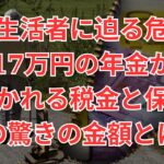 【衝撃】年金生活者に迫る危機！月々17万円の年金から差し引かれる税金と保険料、その驚きの金額とは？