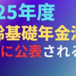 【年金】2025年度　老齢基礎年金満額　正式に公表される【社労士解説】