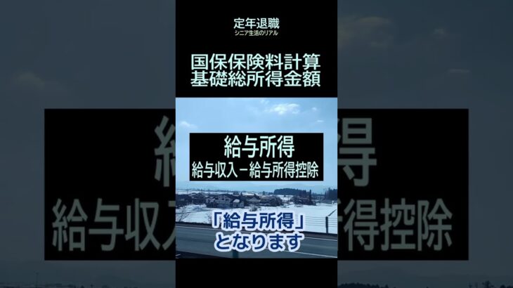 【シニアのリアル】276「基礎総所得金額」★夢追いプラン(51)-6★#shorts