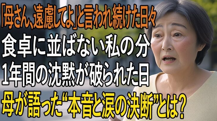 年金5万円の高齢母が娘宅を出た日…1年間の同居生活で“隠されていた葛藤と本音”が明らかになった理由とは？