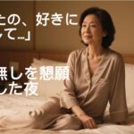 65歳主婦、美容院での「ゴムなし…」の一言が人生を変えた。【シニアの新しい恋】
