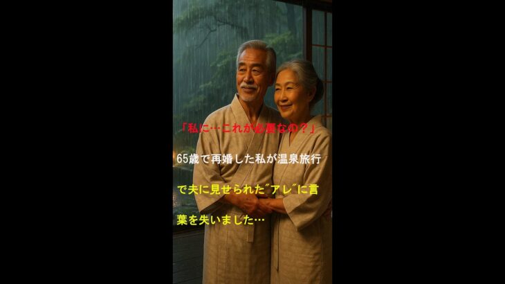 【シニア恋愛】65歳で再婚した私が温泉旅行で夫に見せられたアレに言葉を失いました…