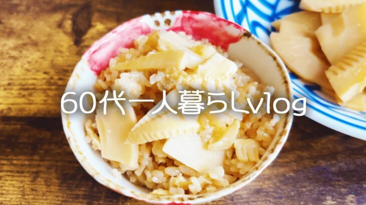 【67歳シニアライフ】旬の食材を楽しむ暮らし/たけのこの炊き込みご飯/たけのこ狩り#256