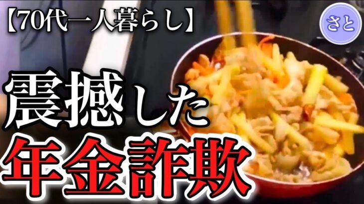 【70代一人暮らし】年金を狙う恐ろしい手口に体が震えました【シニアライフ】