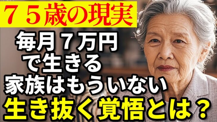 75歳、年金月わずかでも「まだマシ」と言える理由——その裏に隠された涙の生活とは？【60代以上の方へ/老後の幸せ/シニア】