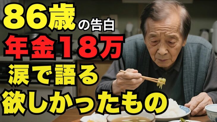 86歳の現実「年金18万円でも、孤独には勝てなかった理由」