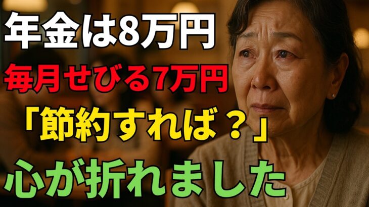 年金8万円の私に、毎月7万円をタカる息子夫婦――“お義母さんが節約すれば？”その一言で、私の心は決まりました【60代以上の方へ／シニア】
