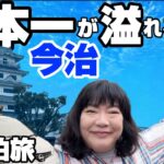 【今治観光シニア車中泊】造船・タオル・B級グルメ日本一/焼豚玉子飯を白楽天・重松飯店で食べ比べ/ 今治焼き鳥を四天王の世渡・鳥林で食べ尽くす/駅前の激安駐車場で車中泊して今治城とタオル美術館へ