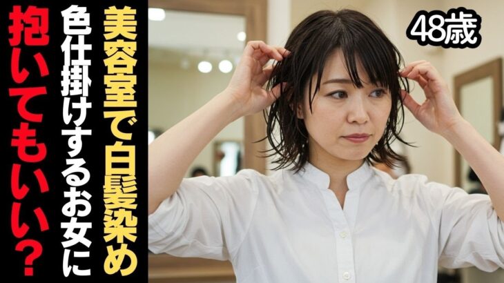 「“ゴムなしでいいですよ”…耳元で囁いた美容師の女に、俺の妄想が止まらなかった」【シニア恋愛】