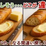 【間違い探しで脳トレ】シニアにおすすめ！美味しそうなグルメ料理画像で無料クイズ｜大人の脳活にも◎お腹がすいて食べたくなる難問