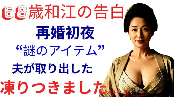 【シニア恋愛】「私に…使うんですか？」夫が初めての旅行に謎のおもちゃを持って行ったとき、私は言葉を失いました 【体験談