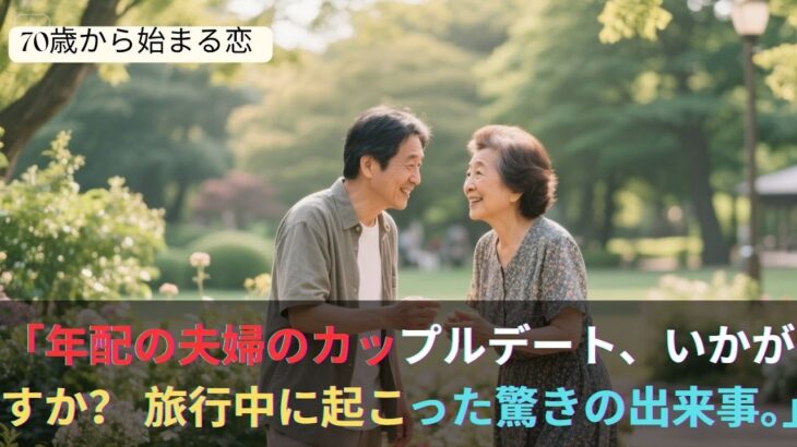 【シニア恋愛】「年配の夫婦のカップルデート、いかがですか？ 旅行中に起こった驚きの出来事。」